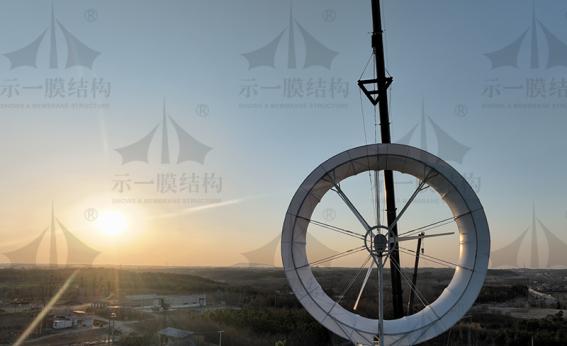 風力發(fā)電機增速涵道膜結構-2